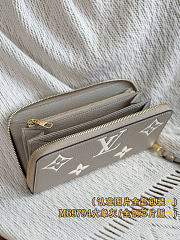 Okify Louis Vuitton Gray Long Wallet M69794 19.5x10.5x2.5cm - 2