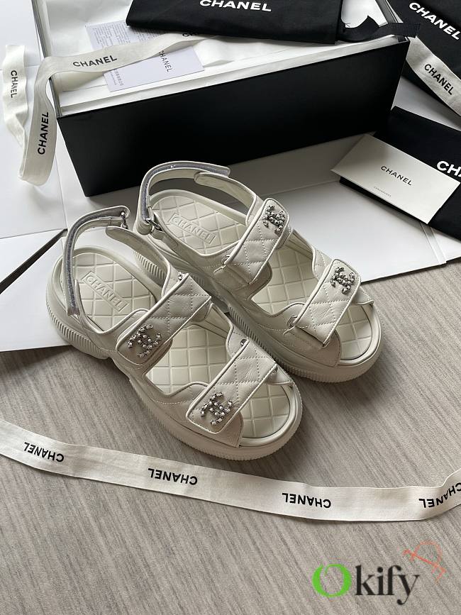 Okify CC White Women Sandals 29724 - 1
