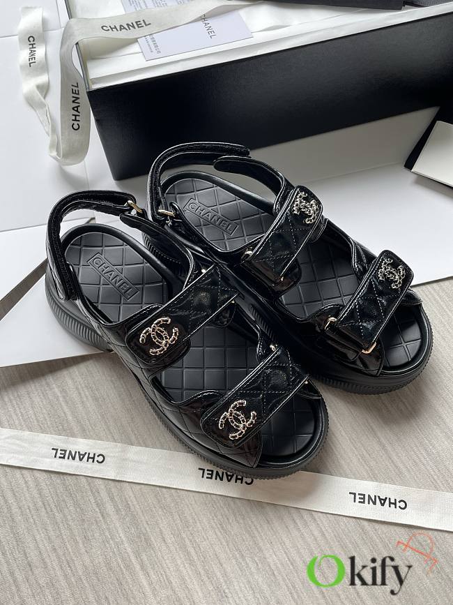 Okify CC Black Women Sandals 29725 - 1