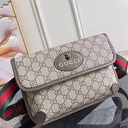Okify Gucci Neo Vintage GG Supreme Belt Bag 493930 24.5x17.5x3.5cm  - 4