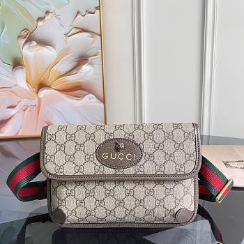 Okify Gucci Neo Vintage GG Supreme Belt Bag 493930 24.5x17.5x3.5cm 