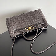 Okify Bottega Veneta Andiamo East West Bag Dark Brown 29x18x10cm 754990 - 2