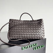 Okify Bottega Veneta Andiamo East West Bag Dark Brown 29x18x10cm 754990 - 5