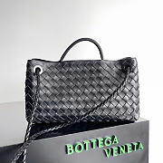 Okify Bottega Veneta Andiamo East West Bag Black 29x18x10cm 754990 - 3