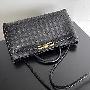 Okify Bottega Veneta Andiamo East West Bag Black 29x18x10cm 754990 - 2