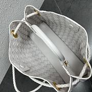 Okify Bottega Veneta Andiamo East West Bag White 29x18x10cm 754990 - 6