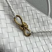 Okify Bottega Veneta Andiamo East West Bag White 29x18x10cm 754990 - 3