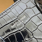 Okify YSL Sac De Jour Baby Bag Black Crocodile Patent 26x22x13cm - 2