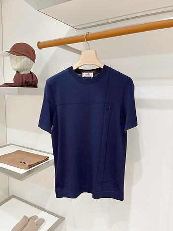 Okify Hermes Dark Blue T-shirt 29733 (has big size)