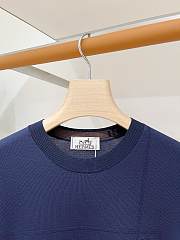 Okify Hermes Dark Blue T-shirt 29733 (has big size) - 2