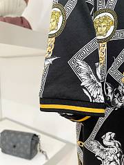 Okify Versace Black Polo Shirt 29734 (has big size) - 5