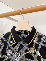 Okify Versace Black Polo Shirt 29734 (has big size) - 4