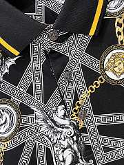 Okify Versace Black Polo Shirt 29734 (has big size) - 2