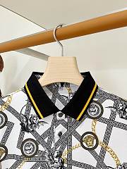 Okify Versace White Polo Shirt 29735 (has big size) - 4