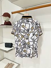 Okify Versace White Polo Shirt 29735 (has big size) - 3