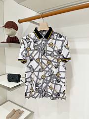 Okify Versace White Polo Shirt 29735 (has big size) - 1