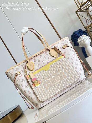Okify Louis Vuitton Neverfull Inside Out MM LV Crafty Bag M2A095 47x28x14cm