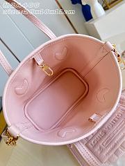 Okify Louis Vuitton Neverfull Inside Out BB Strap Bag Pink M2A466 26x16x11cm - 6