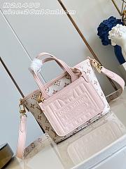 Okify Louis Vuitton Neverfull Inside Out BB Strap Bag Pink M2A466 26x16x11cm - 1