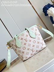 Okify Louis Vuitton Neverfull Inside Out BB Strap Bag Green M2A465 26x16x11cm - 2