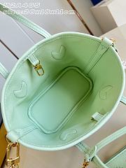 Okify Louis Vuitton Neverfull Inside Out BB Strap Bag Green M2A465 26x16x11cm - 5