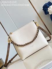 Okify Louis Vuitton Mini Multipass Bag White M2A840 17x18x9cm - 1