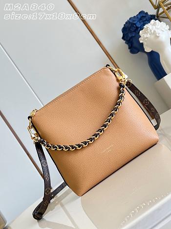 Okify Louis Vuitton Mini Multipass Bag Light Brown M2A840 17x18x9cm