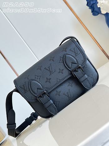 Okify Louis Vuitton Satchel Bag Black M2A259 19x15x6cm