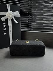 Okify CC Maxi Camera Case Bag Black Suede AS6443 24.5x13x8cm - 3