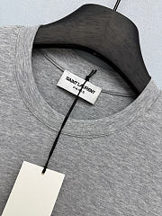 Okify YSL Gray Long-Sleeve Knit Dress (has big size) - 4