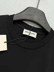 Okify YSL Black Long-Sleeve Knit Dress (has big size) - 3