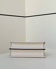Okify Fendi Peekaboo ISeeU Bag White 27x20x11cm - 2