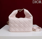 Okify Dior Toujours Hobo Bag Light Baby Pink 22.5x14x7.5cm - 4