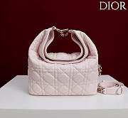 Okify Dior Toujours Hobo Bag Light Baby Pink 22.5x14x7.5cm - 1