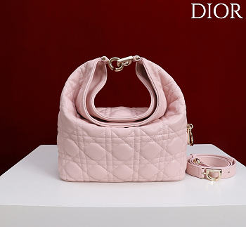 Okify Dior Toujours Hobo Bag Dusty Pink 22.5x14x7.5cm