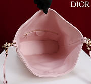 Okify Dior Toujours Hobo Bag Dusty Pink 22.5x14x7.5cm - 6