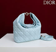 Okify Dior Toujours Hobo Bag Baby Blue 22.5x14x7.5cm - 6