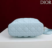Okify Dior Toujours Hobo Bag Baby Blue 22.5x14x7.5cm - 5