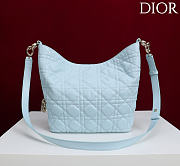 Okify Dior Toujours Hobo Bag Baby Blue 22.5x14x7.5cm - 2