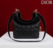 Okify Dior Toujours Hobo Bag Black 22.5x14x7.5cm - 5