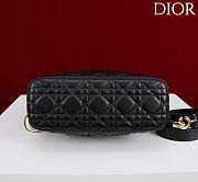 Okify Dior Toujours Hobo Bag Black 22.5x14x7.5cm - 3