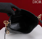 Okify Dior Toujours Hobo Bag Black 22.5x14x7.5cm - 2
