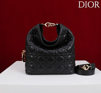 Okify Dior Toujours Hobo Bag Black 22.5x14x7.5cm