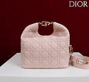 Okify Dior Toujours Hobo Bag Blush Pink 22.5x14x7.5cm - 6