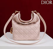 Okify Dior Toujours Hobo Bag Blush Pink 22.5x14x7.5cm - 3