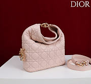 Okify Dior Toujours Hobo Bag Blush Pink 22.5x14x7.5cm - 2