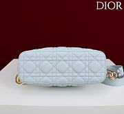 Okify Dior Toujours Hobo Bag Powder Blue 22.5x14x7.5cm - 6