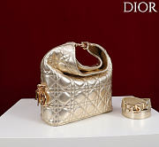 Okify Dior Toujours Hobo Bag Light Gold 22.5x14x7.5cm - 6