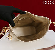Okify Dior Toujours Hobo Bag Light Gold 22.5x14x7.5cm - 5