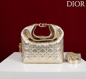 Okify Dior Toujours Hobo Bag Light Gold 22.5x14x7.5cm